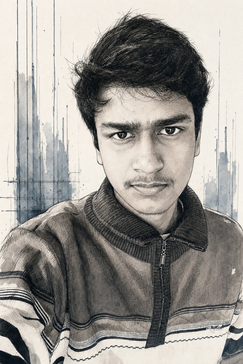 Fahimun Tasin — ink portrait